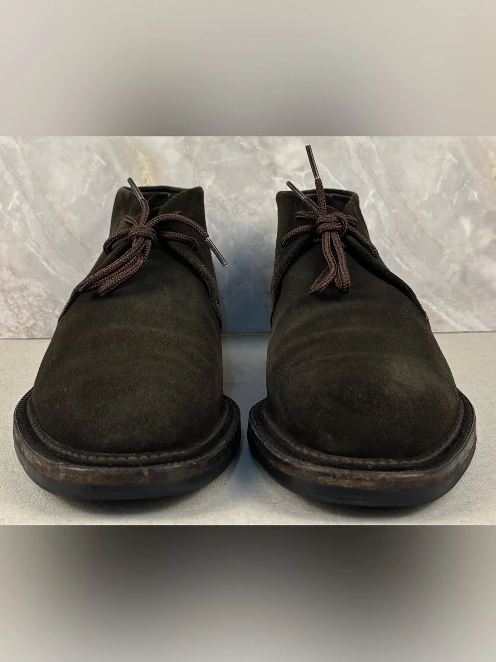 Salvatore Ferragamo Suede Chukka Boots Italy Men’s 11 D Brown Luxury